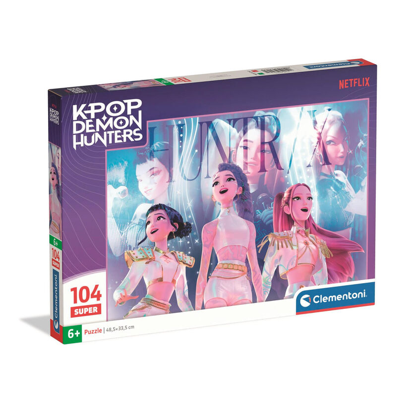 Puzzle 1 Super Kpop Demon Hunters 104pzs