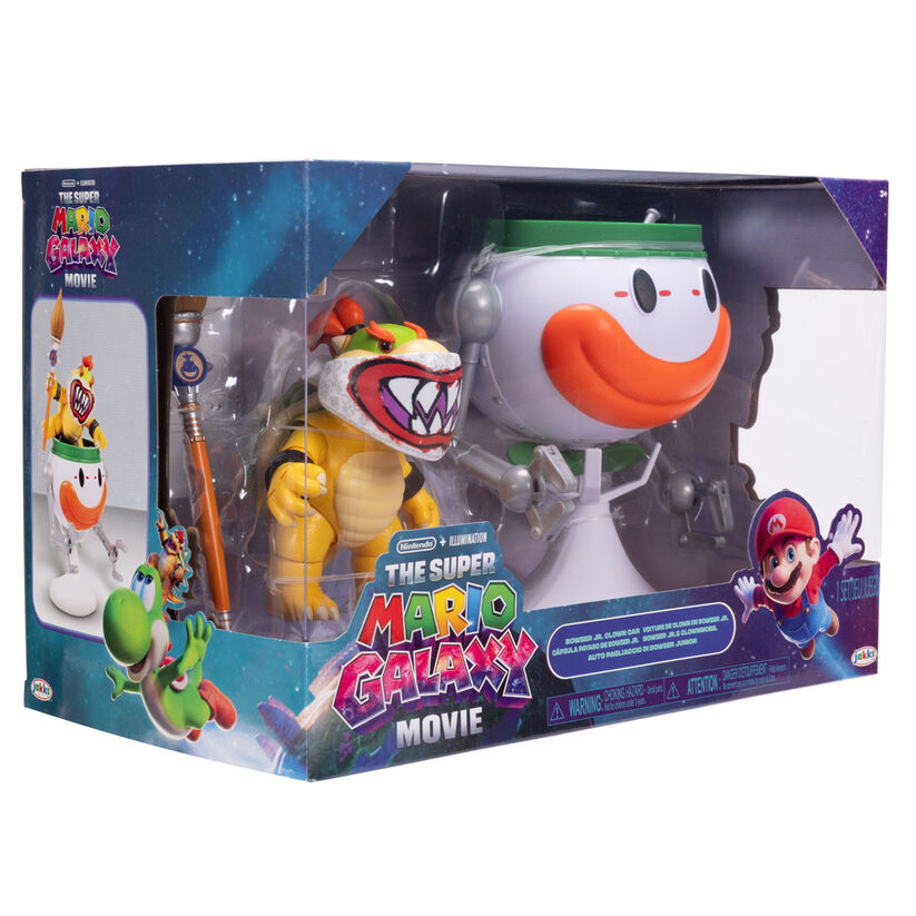 Figura Capsula Payaso de Bowser Jr. Super Mario Galaxy Movie Super Mario Bros