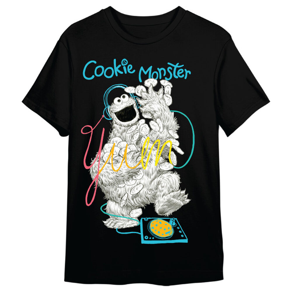 Camiseta Triki Monstruo de las Galletas Barrio Sesamo adulto