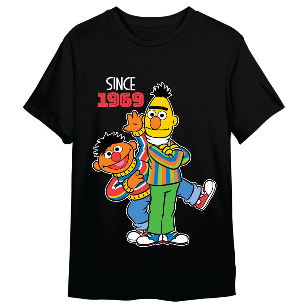 Camiseta Epi y Blas 1969 Barrio Sesamo adulto