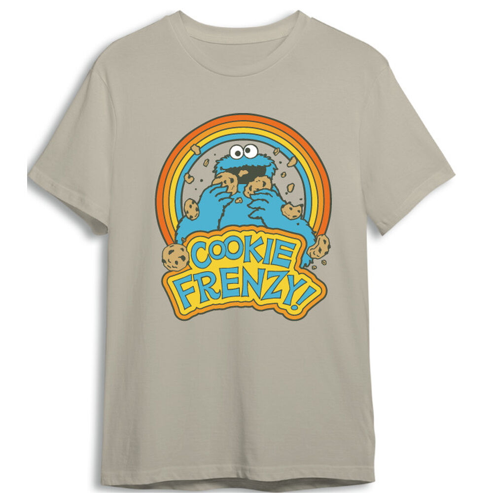 Camiseta Triki Monstruo de las Galletas Barrio Sesamo adulto
