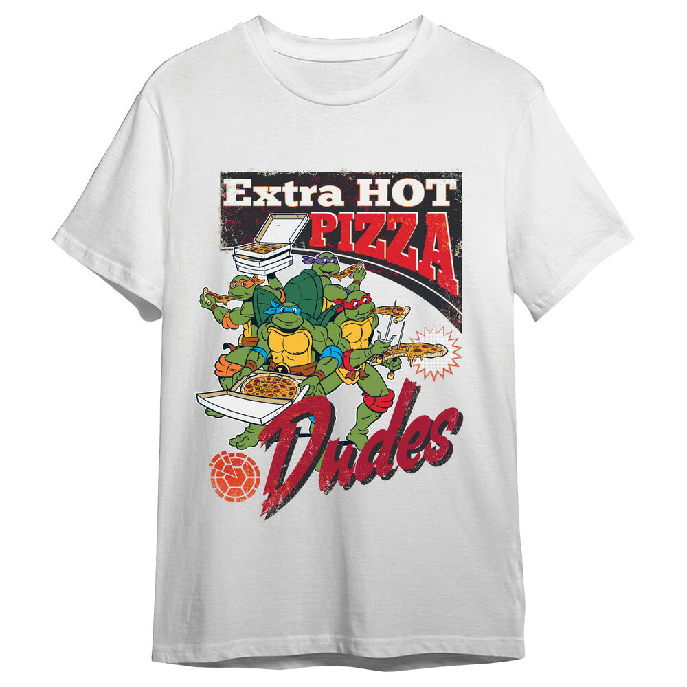 Camiseta Extra Pizza Tortugas Ninja adulto