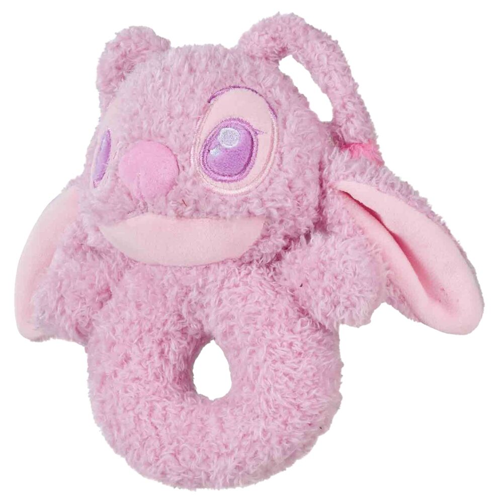 Peluche Sonajero Angel Stitch Disney