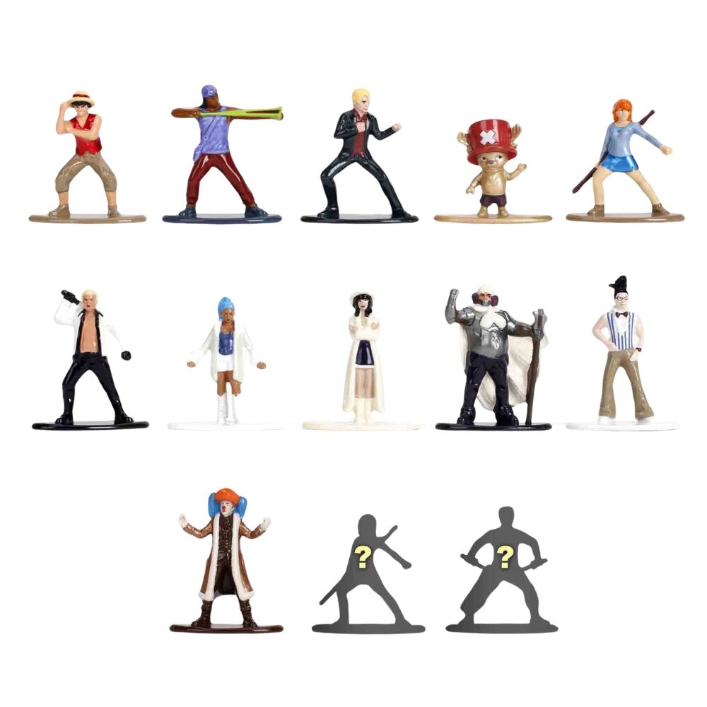 Figura sobre sorpresa metalfigs One Piece 4cm surtido