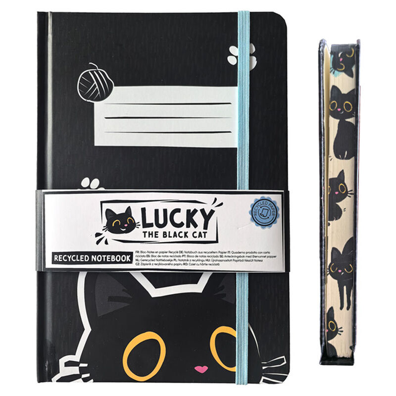 Libreta A5 Lucky the Black Cat