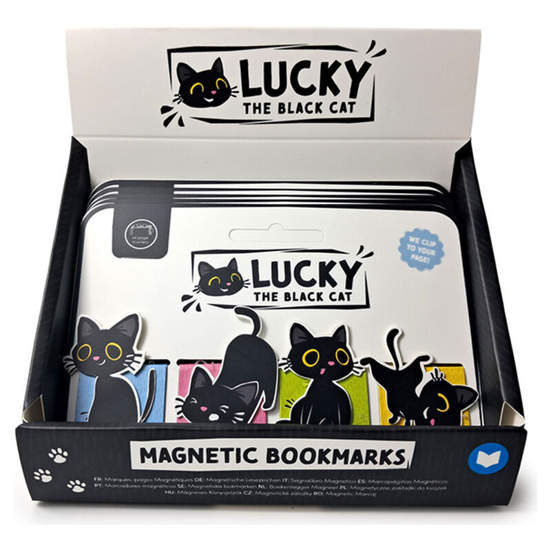 Set Marcapaginas Gato Negro surtido