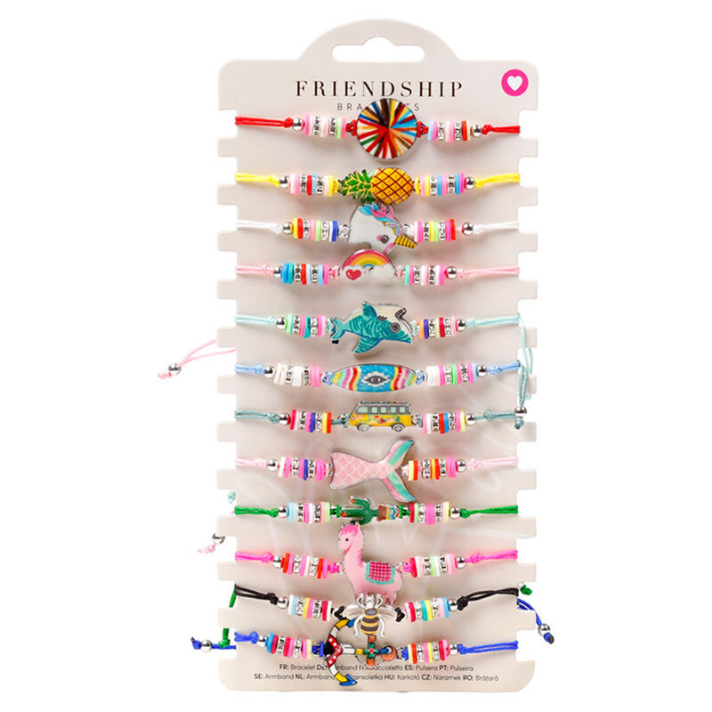 Pulsera Boho playa personajes surtido