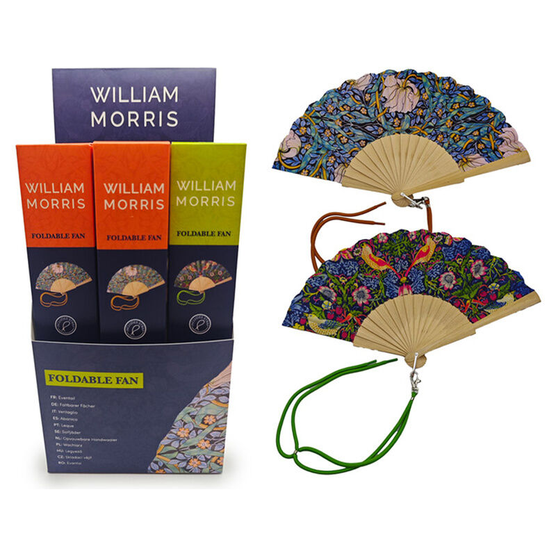Abanico William Morris surtido