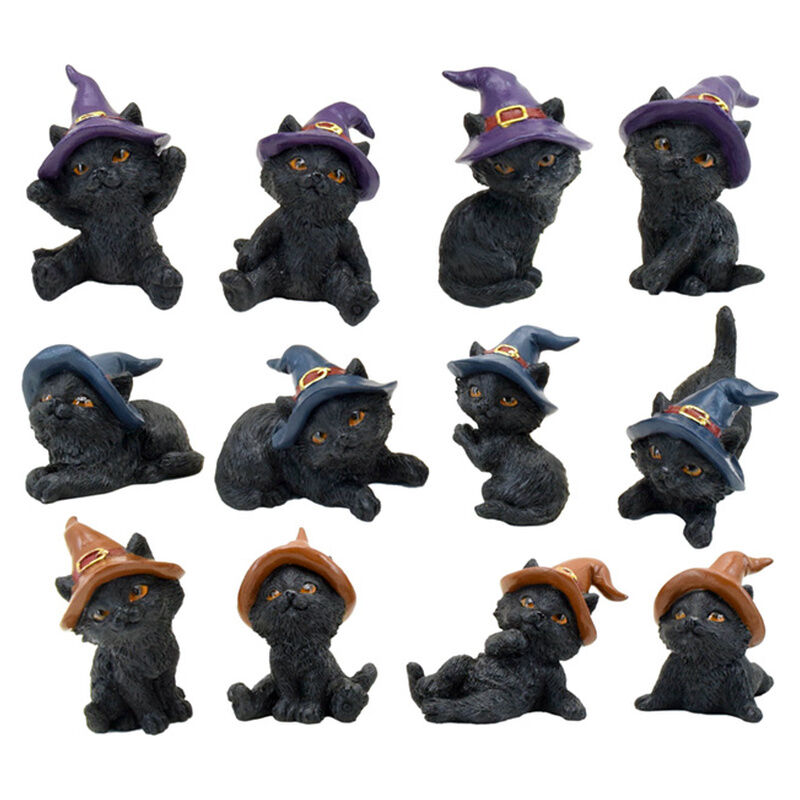 Figura Gato Negro Bruja surtido