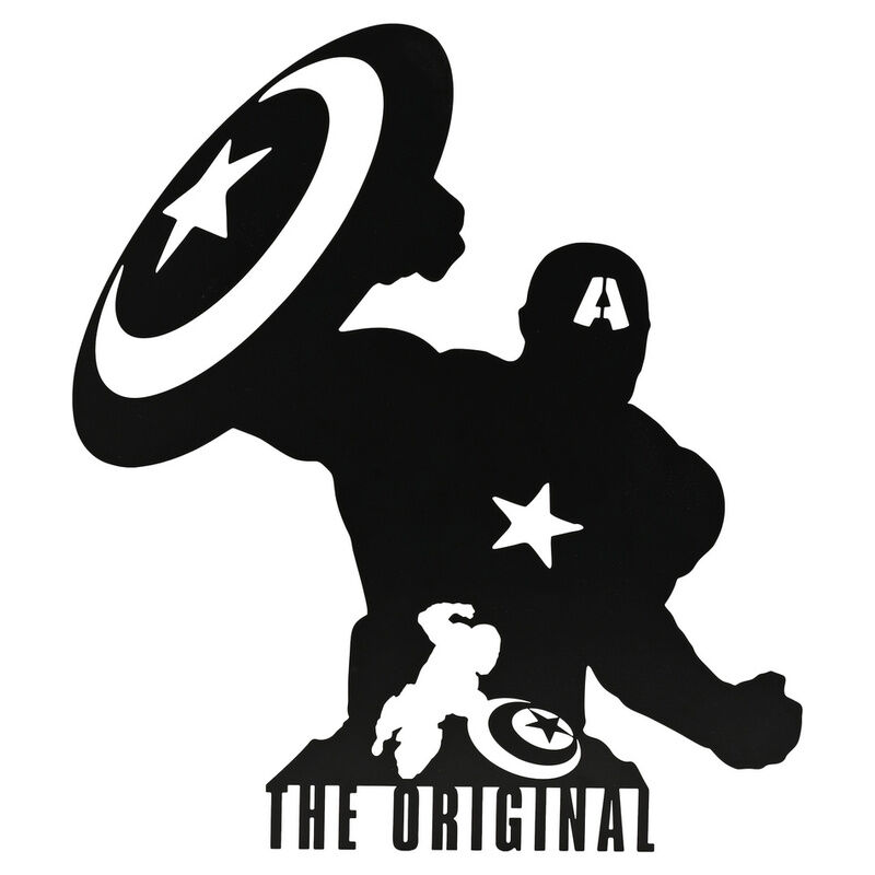 Placa pared Capitan America Vengadores Avengers Marvel