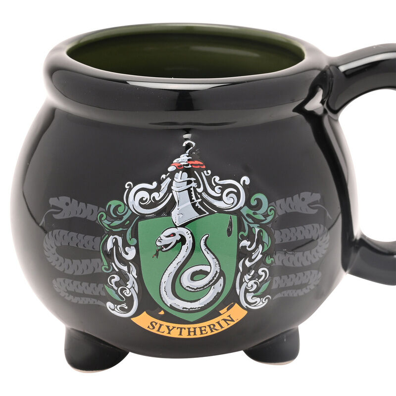 Taza Caldero Slytherin Harry Potter