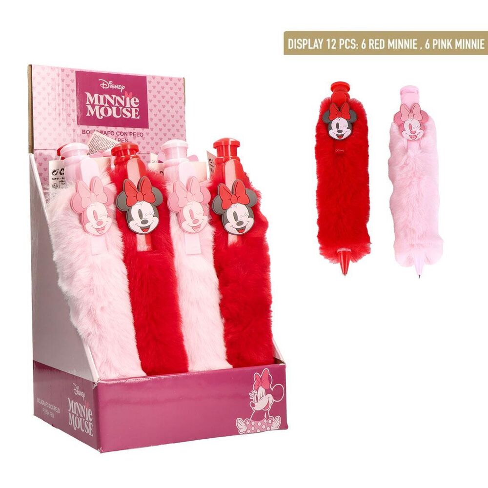Boligrafo peluche Minnie Disney surtido