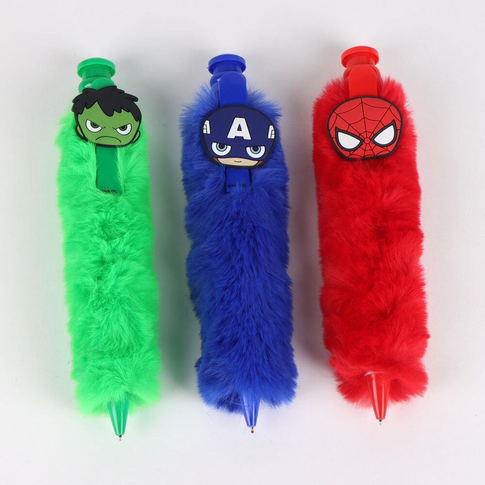 Boligrafo peluche Los Vengadores Avengers Marvel surtido