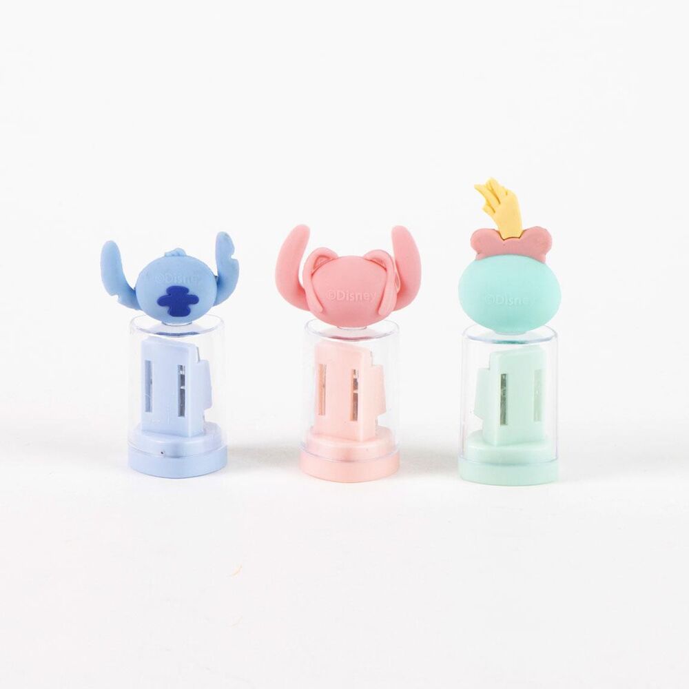 Sacapuntas contenedor Stitch Disney surtido