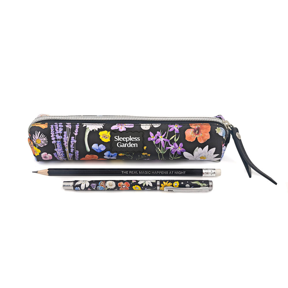 Set portatodo + lapiz y boligrafo Sleepless Garden