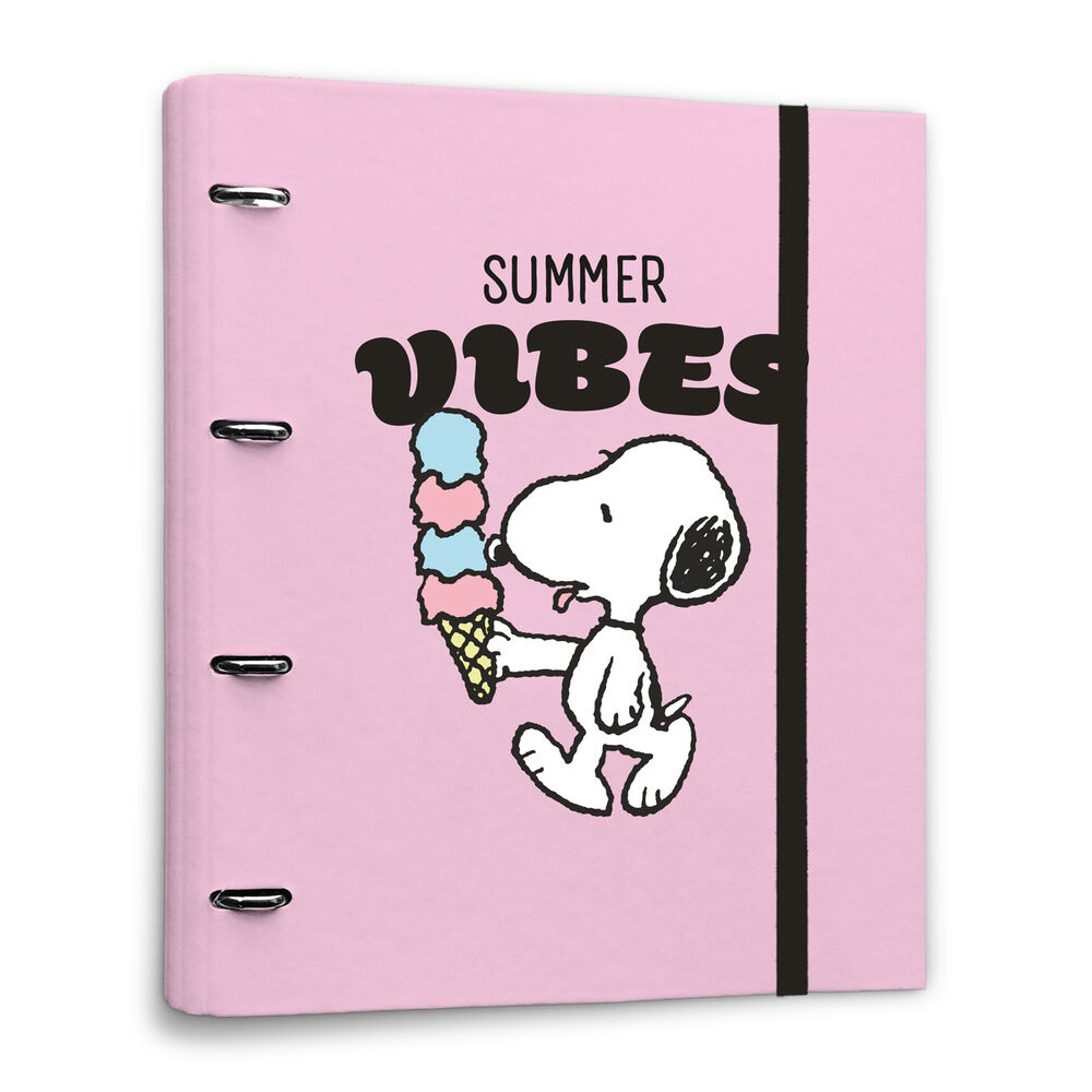 Carpeta 4 anillas Snoopy
