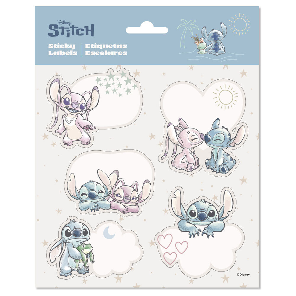 Etiquetas adhesivas premium Stitch Disney