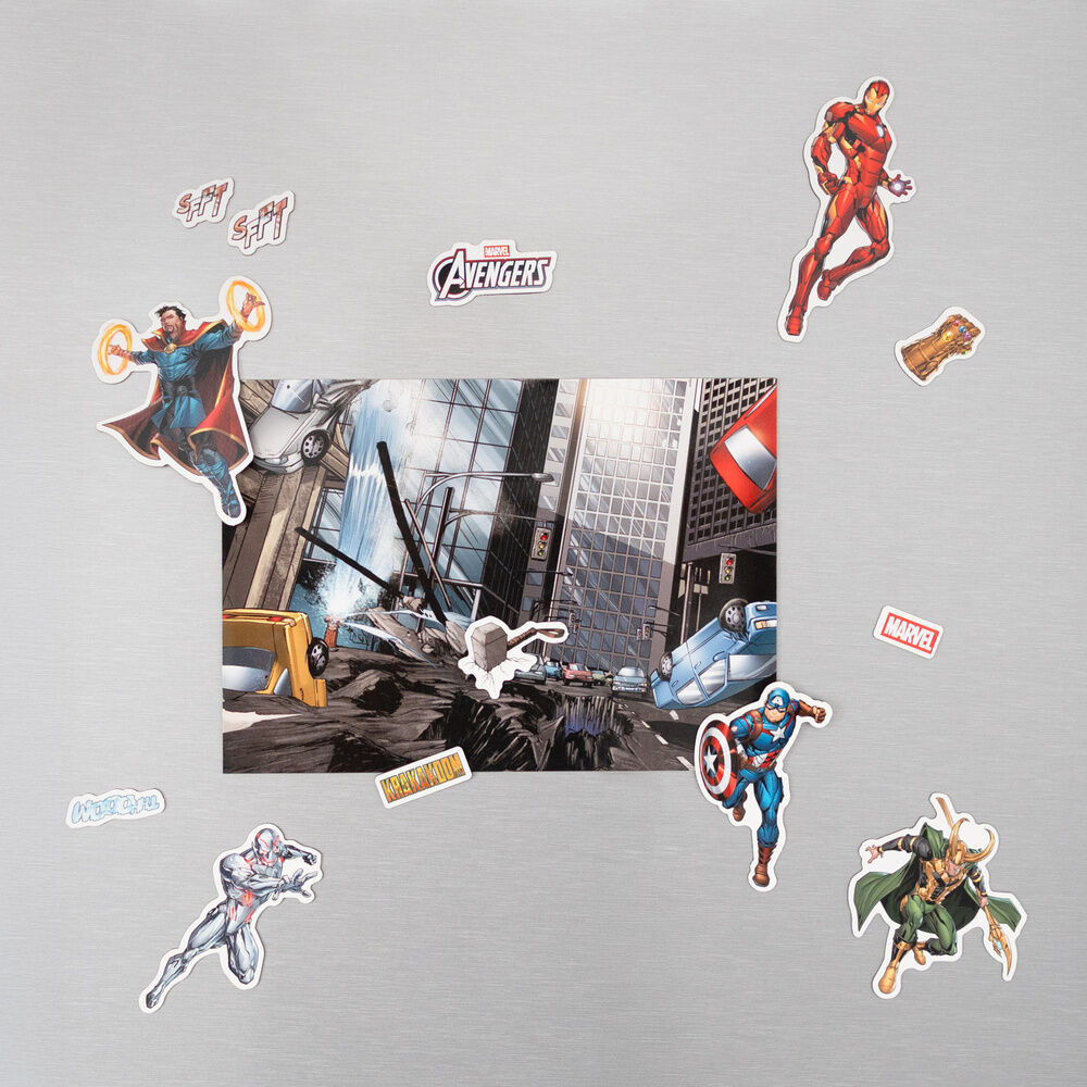 Set imanes troquelados Vengadores Avengers Marvel - Imagen 4