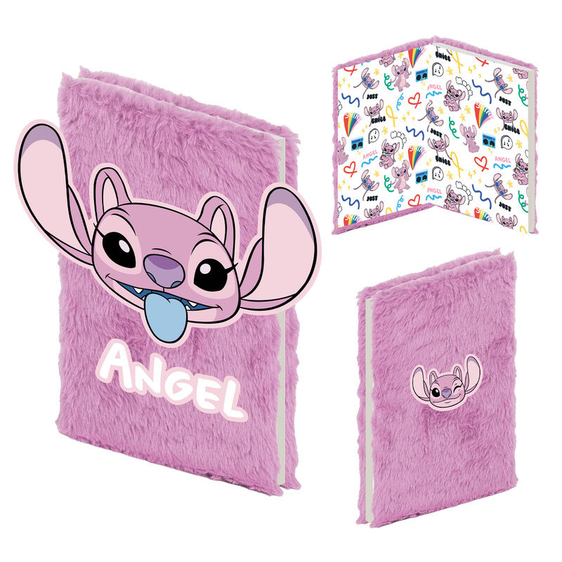 Cuaderno peluche A5 Stitch Disney
