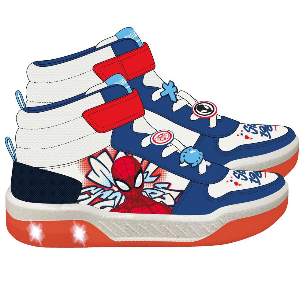 Deportivas Spiderman Marvel luces