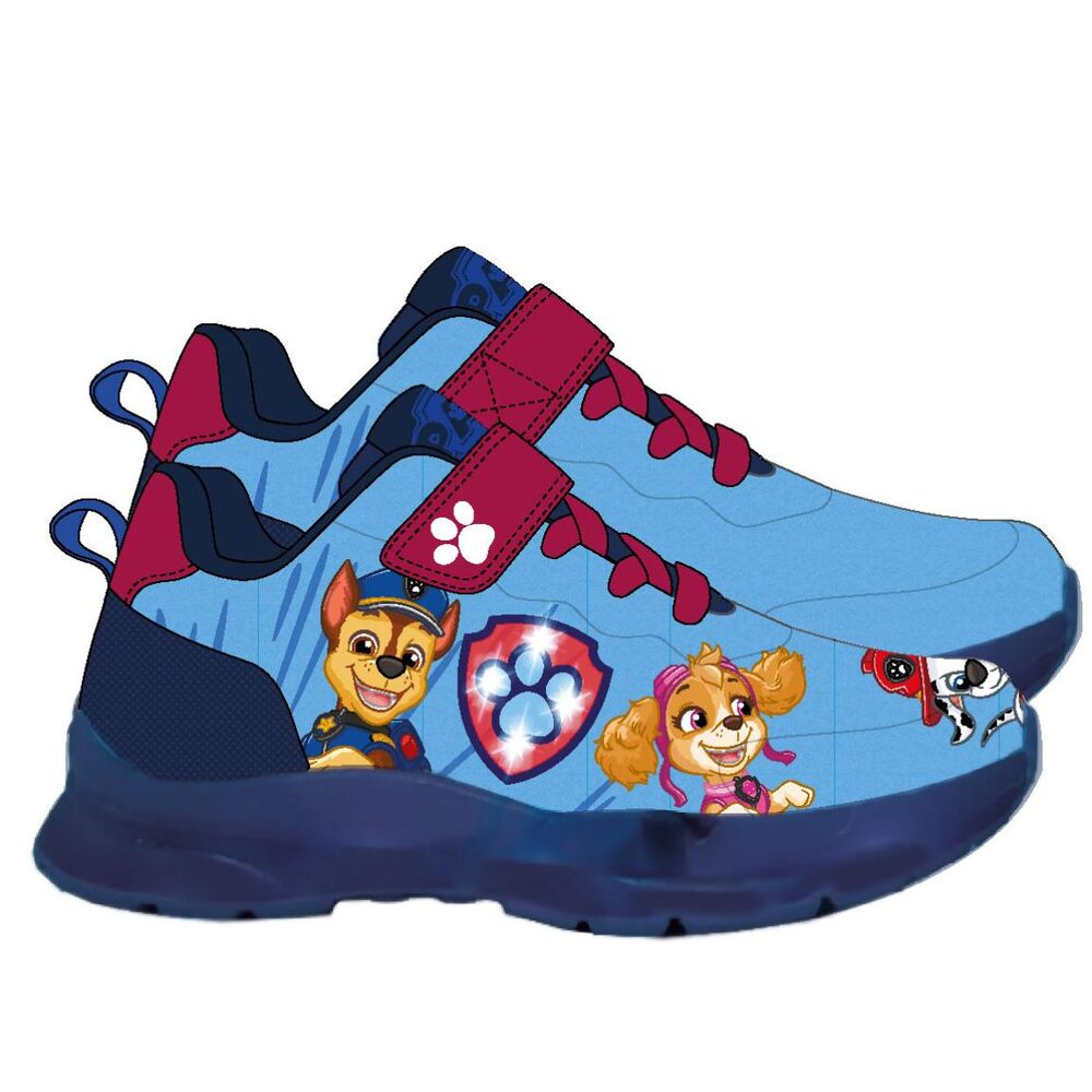 Deportivas Patrulla Canina Paw Patrol luces