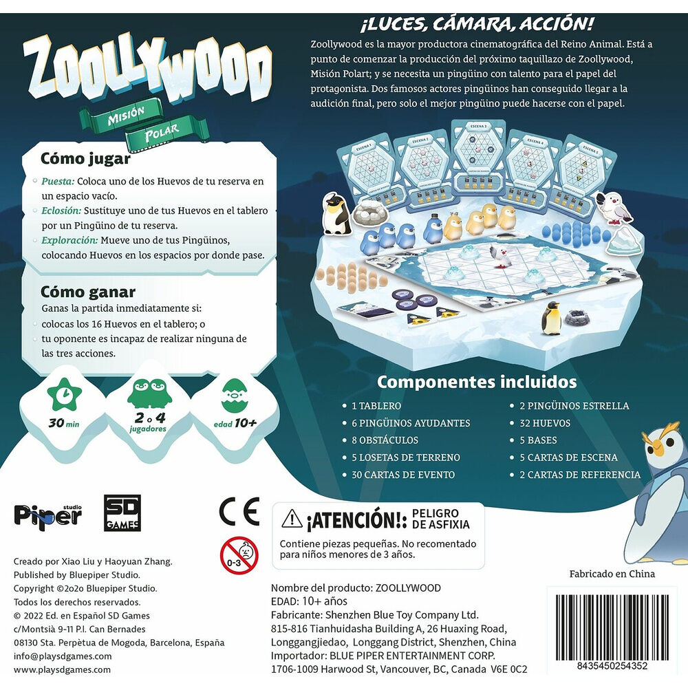 Juego mesa Zolywood español