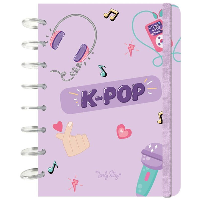 Cuaderno A5 Lilac K-Pop