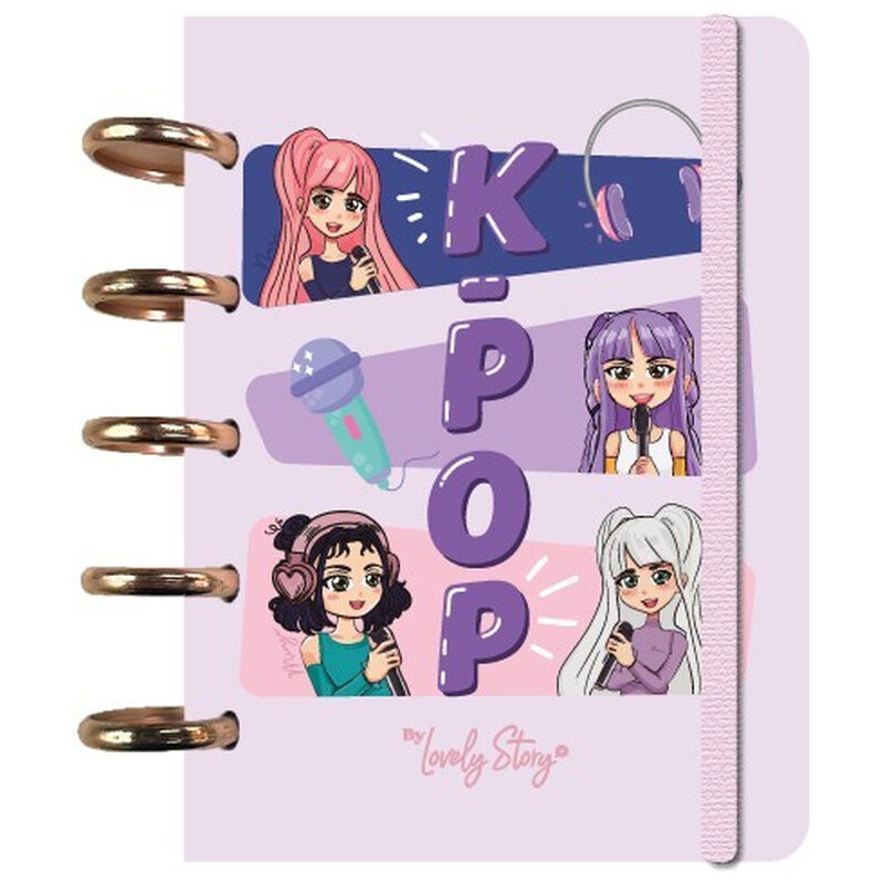 Cuaderno A6 Pink K-Pop