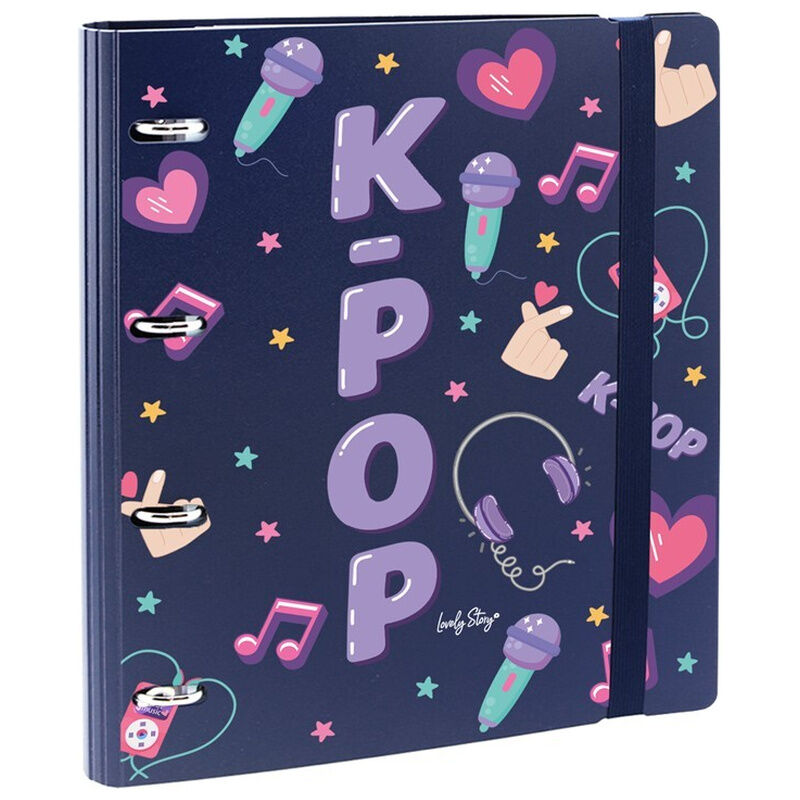 Carpeta Dark Blue K-Pop