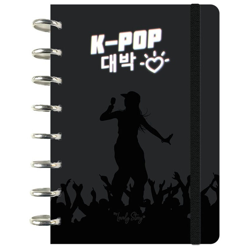 Cuaderno A5 Black K-Pop
