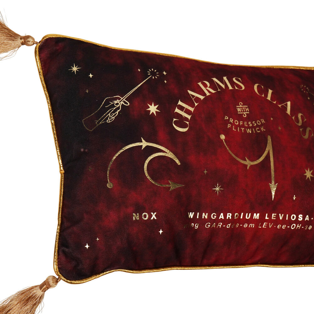 Cojin velvet Charms Class Harry Potter