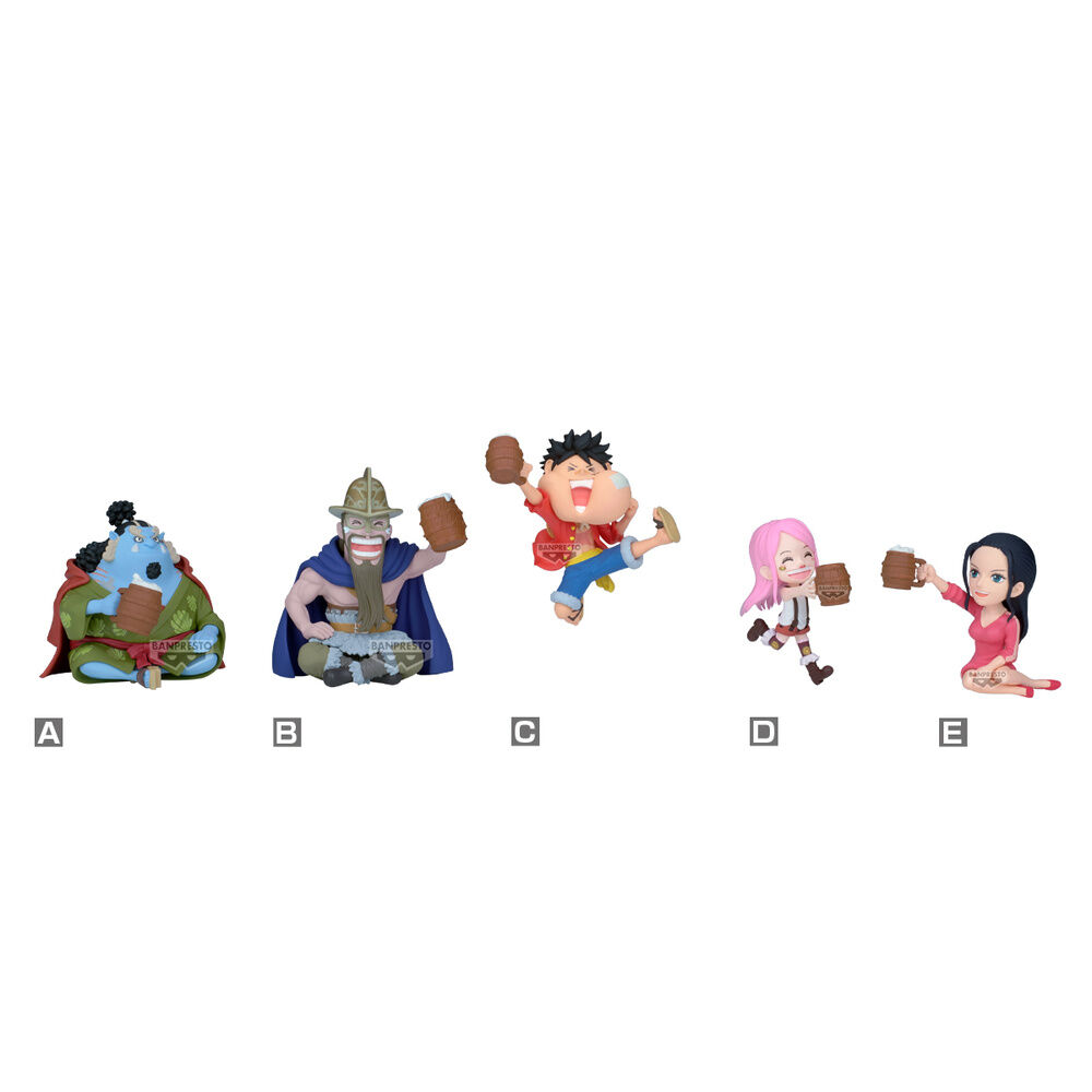 Figura Personajes World Collectable Figure Banquet 1 One Piece 7cm surtido