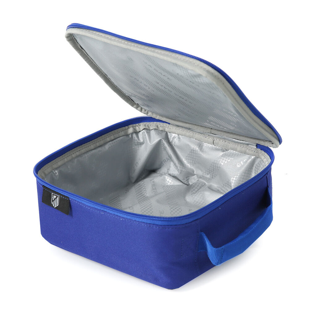 Bolsa porta alimentos termica + botella + tupper Atletico de Madrid