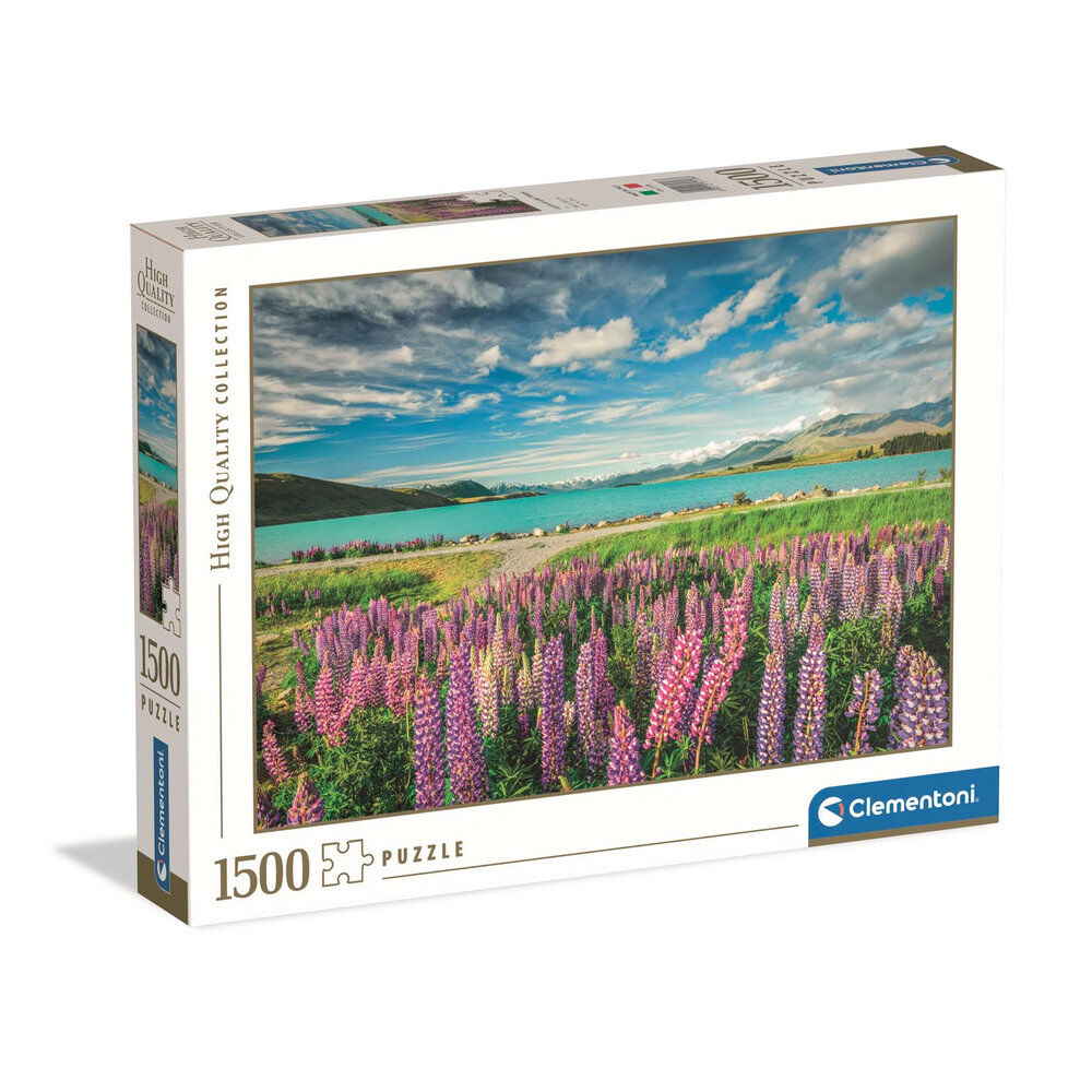 Puzzle Lupins At Lake Tekapo 1500pzs