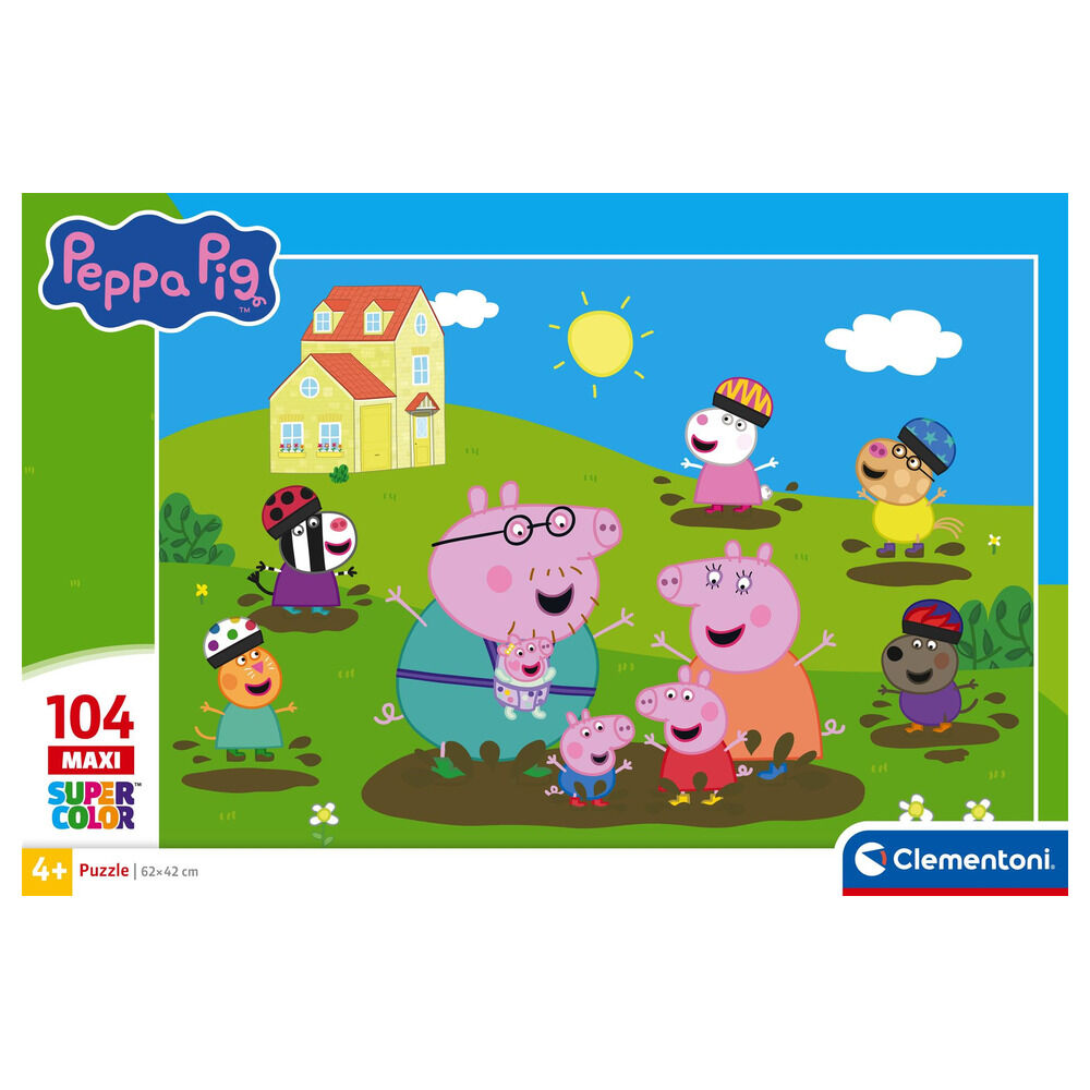 Puzzle  maxi Peppa Pig 104pzs