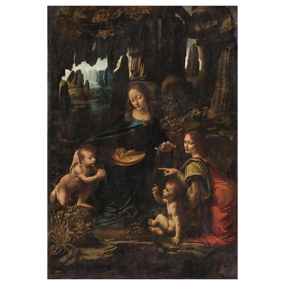 Puzzle Louvre Leonardo – The Virgin of the Rocks Museum 1000pzs