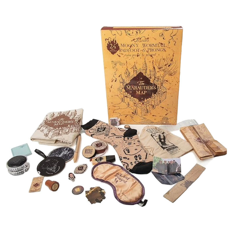 Calendario Adviento Mapa del Merodeador Harry Potter