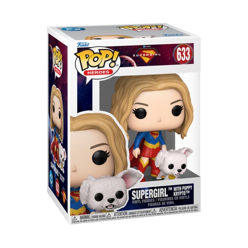 Figura POP DC Comics Supergirl Buddy Supergirl with Puppy Krypto