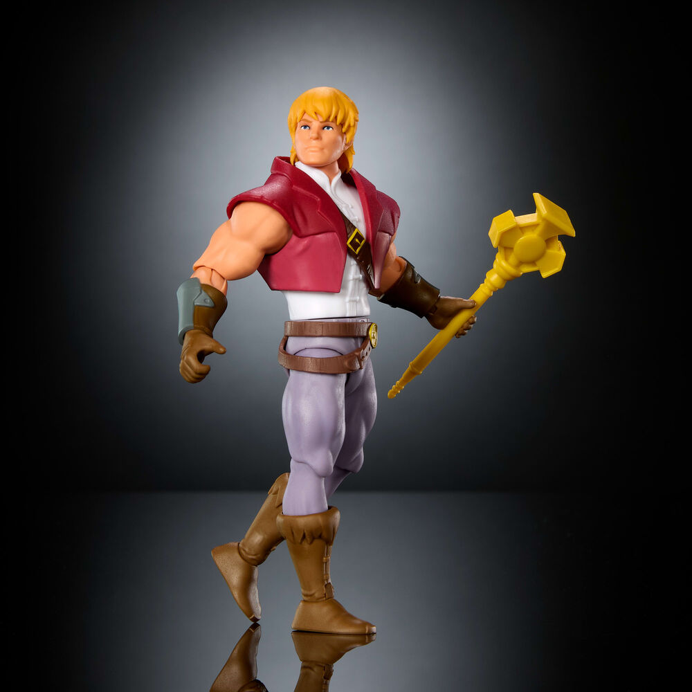 Figura Prince Adam Cartoon Collection Origins Master of the Universe 14cm - Imagen 4