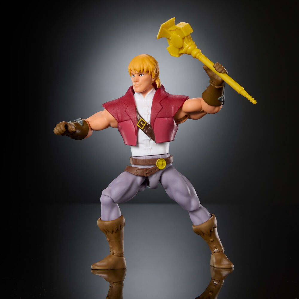 Figura Prince Adam Cartoon Collection Origins Master of the Universe 14cm - Imagen 5