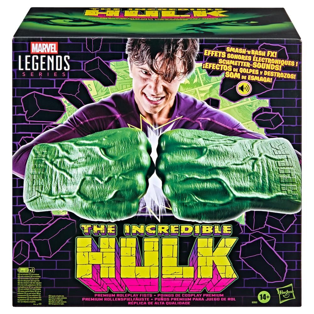 Puños Premium El Increible Hulk Marvel Legends Series - Imagen 5