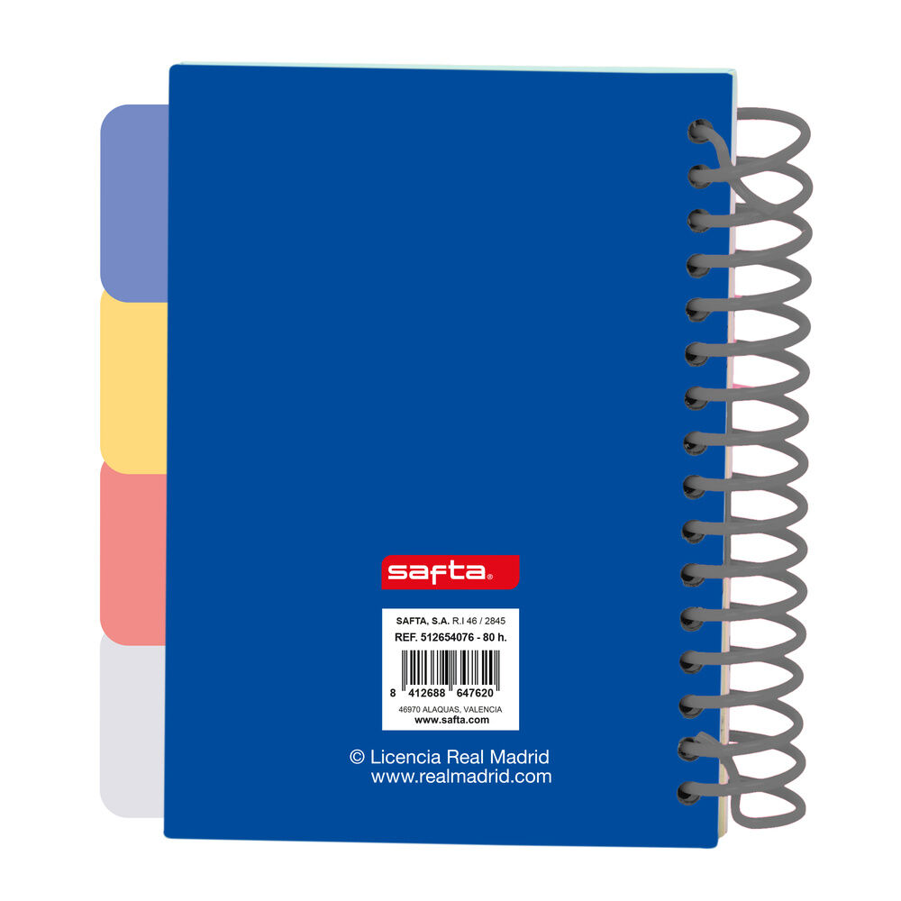 Cuaderno A6 Real Madrid 26/27
