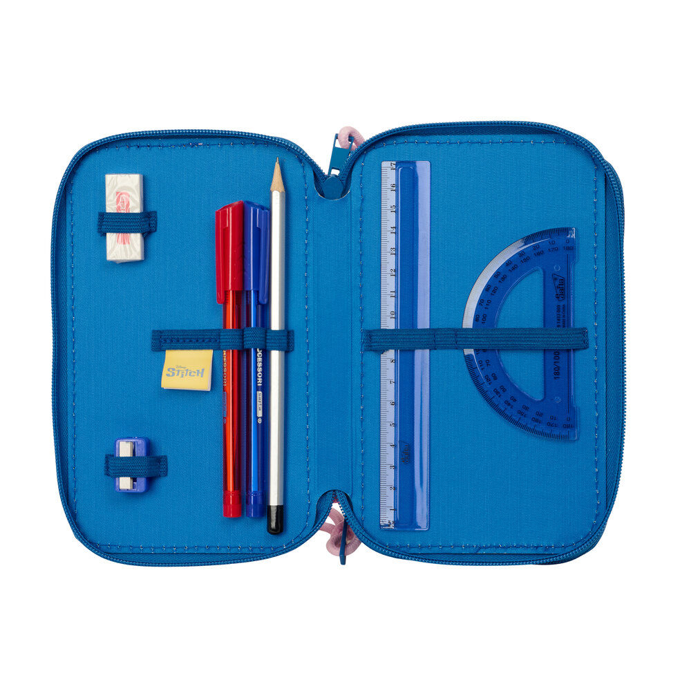 Plumier Angel & Stitch Disney triple 37pzs - Imagen 4