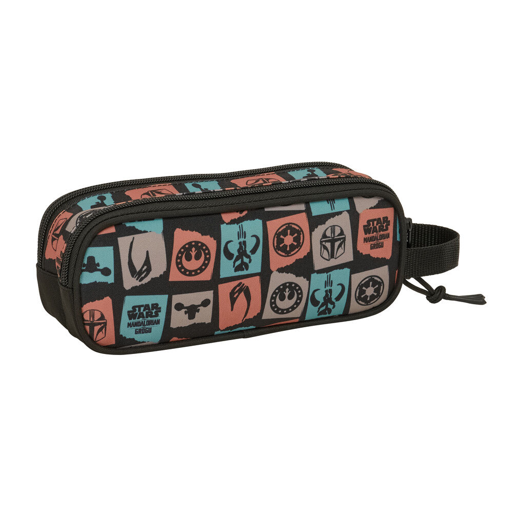 Portatodo Mandalorian & Grogu Star Wars doble