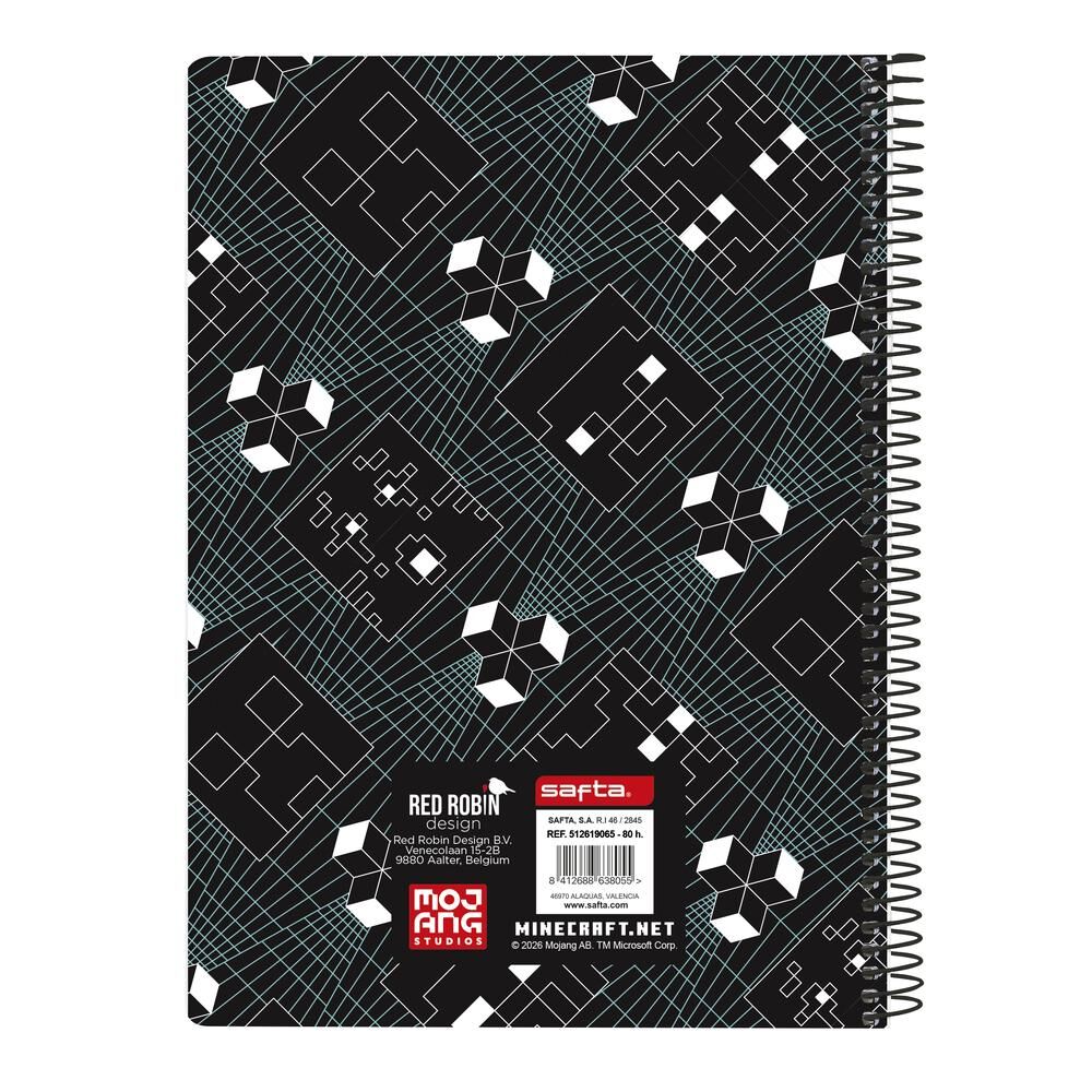 Cuaderno A5 Screen Minecraft surtido