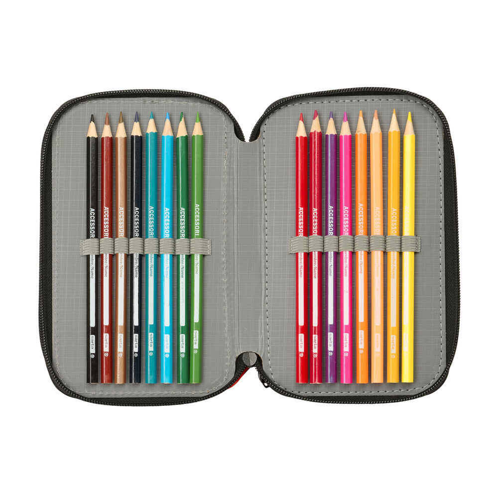 Plumier Graffiti Minecraft triple 37pzs - Imagen 5