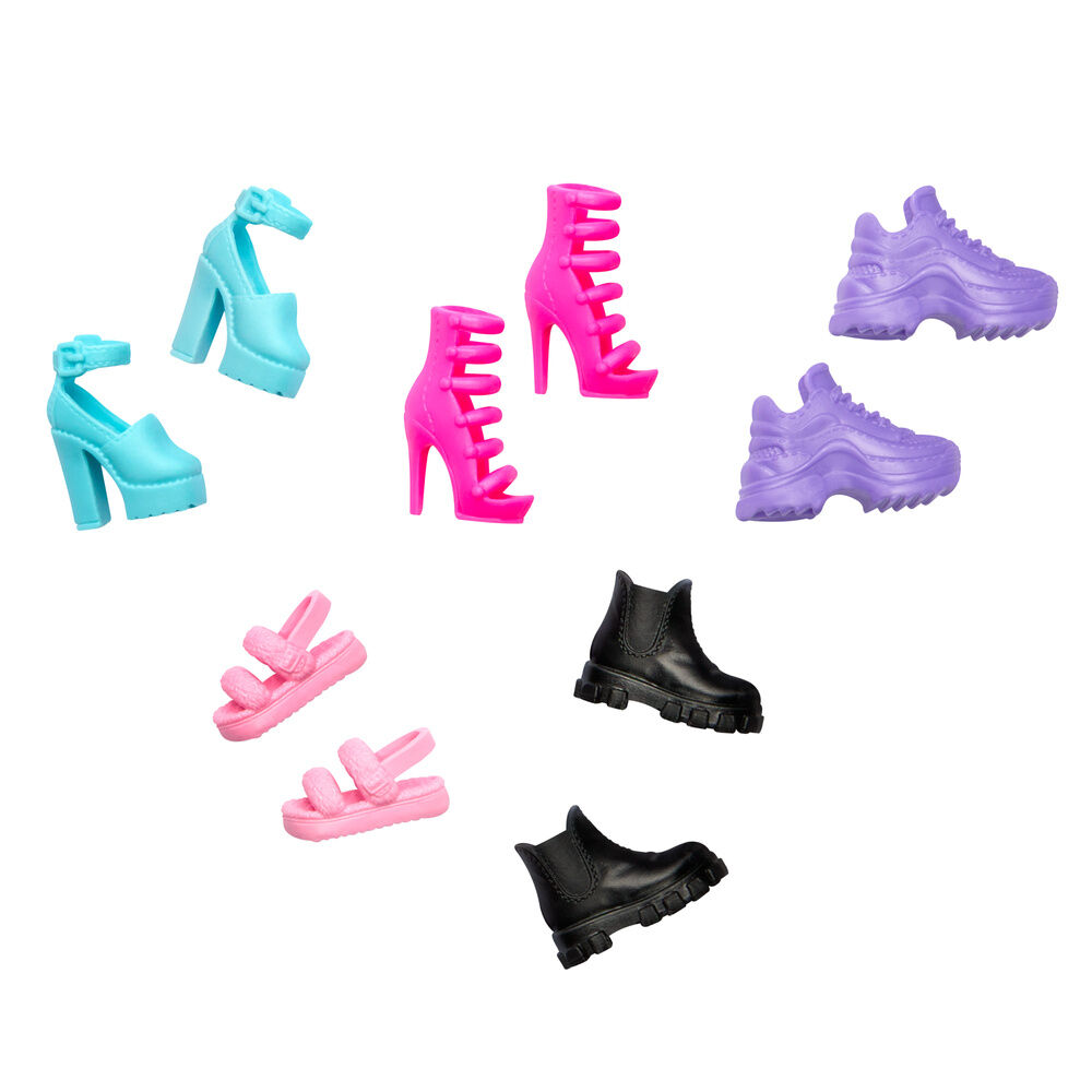 Set 5 zapatos Barbie surtido