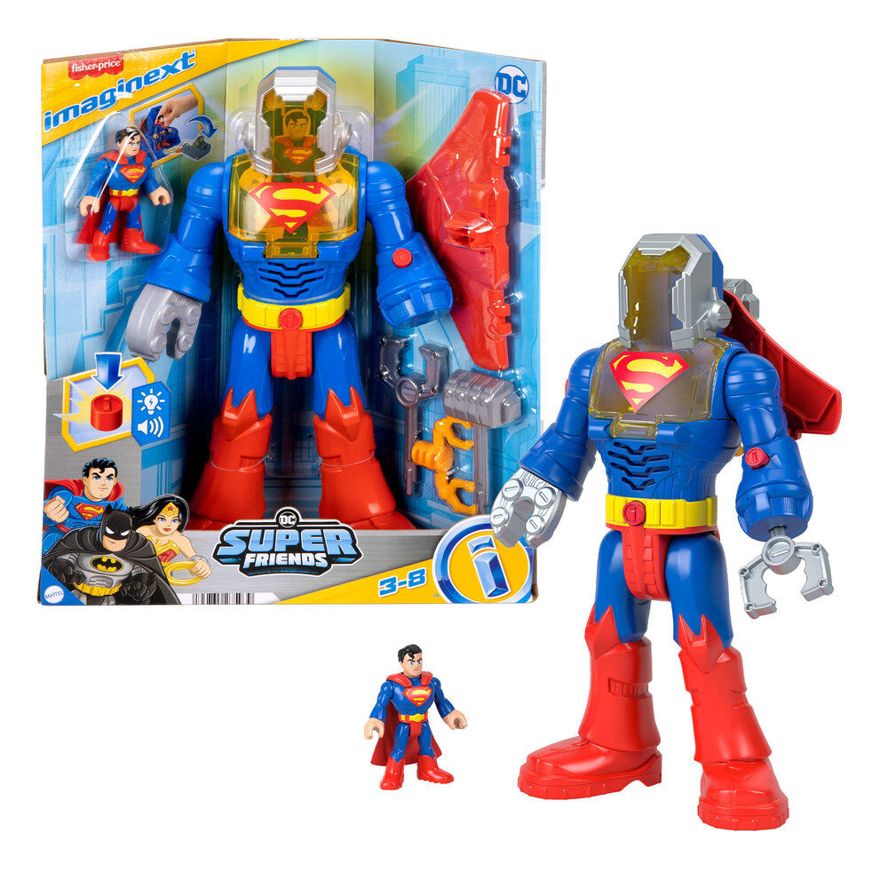 Figura Superman Super Friends DC Comics Imaginext 30,5cm