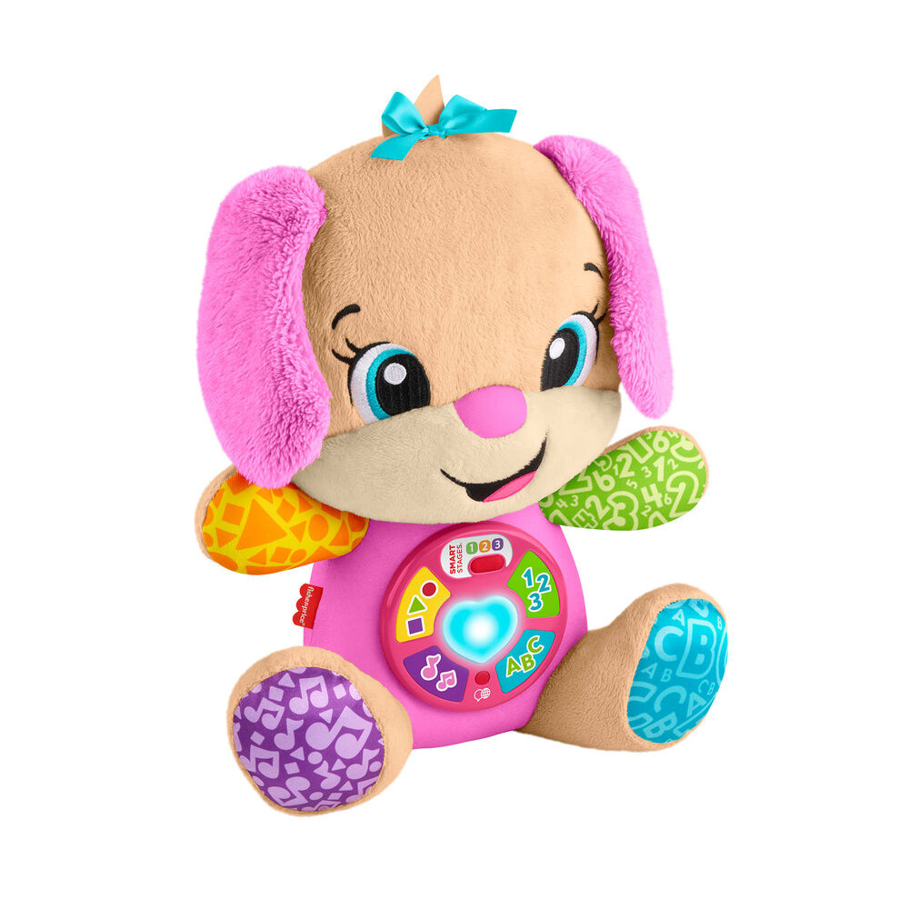 Peluche Perrita Aprende Conmigo Rie y Aprende
