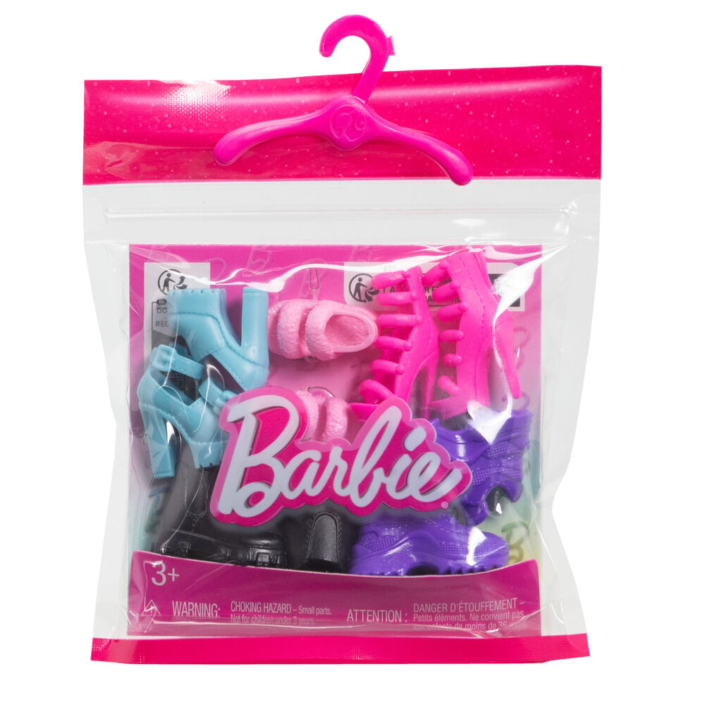 Set 5 zapatos Barbie surtido